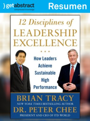 cover image of Las 12 disciplinas para la excelencia en el liderazgo (resumen)